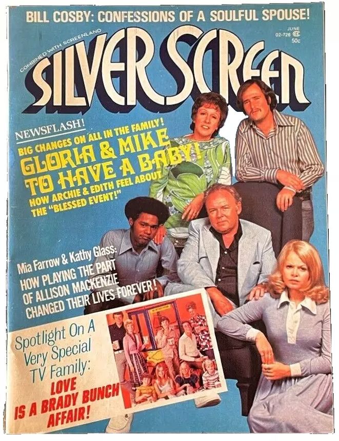 SILVER SCREEN magazine side cover June 1973