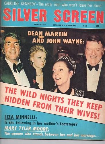 SILVER SCREEN magazine side cover February 1974