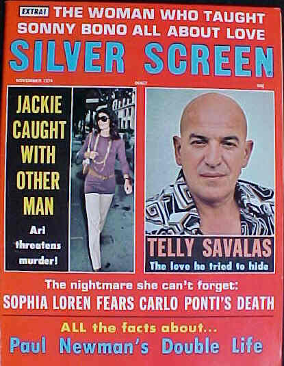 SILVER SCREEN magazine side cover November 1974