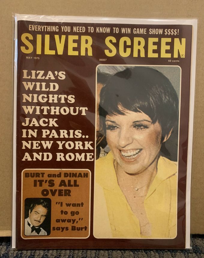 SILVER SCREEN magazine side cover May 1975