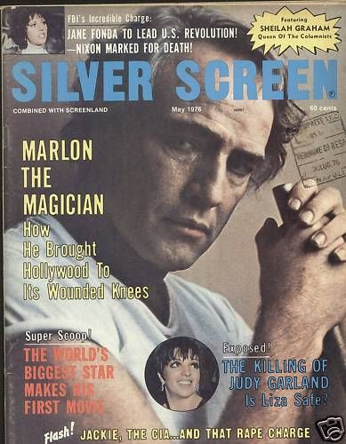 SILVER SCREEN magazine side cover May 1976