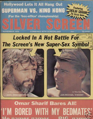 SILVER SCREEN magazine side cover November 1976