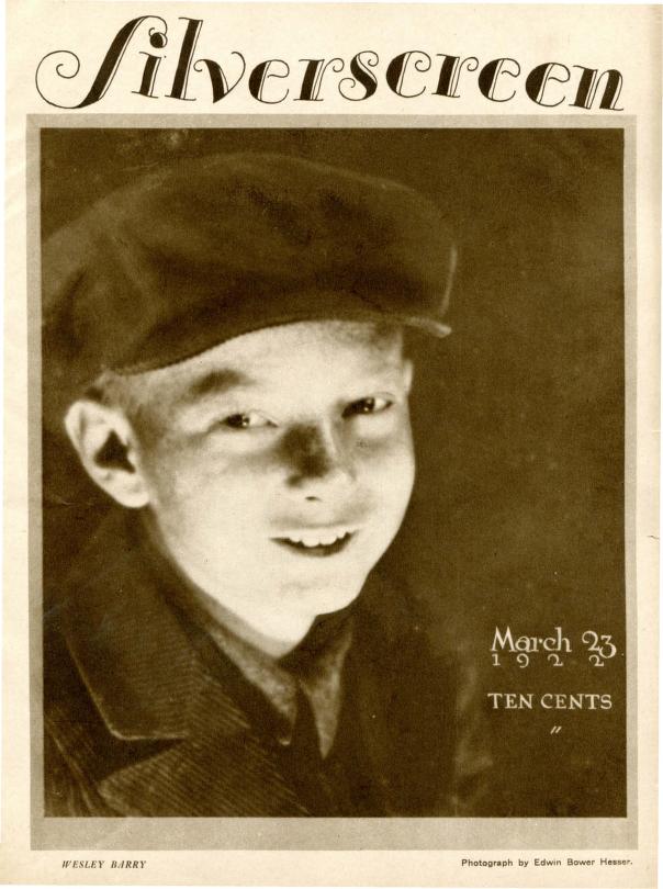 SILVERSCREEN magazine side cover Issue 1 23 March 1922