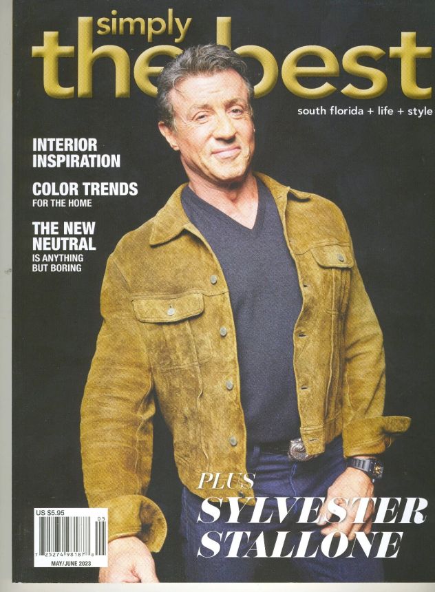 SIMPLY THE BEST magazine side cover  May/June 2023
