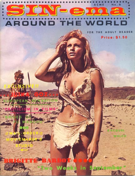 SIN-EMA AROUND THE WORLD magazine side cover Issue 6 Summer 1967