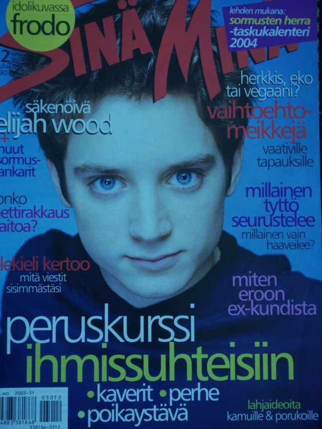 SINA MINA magazine side cover   2003