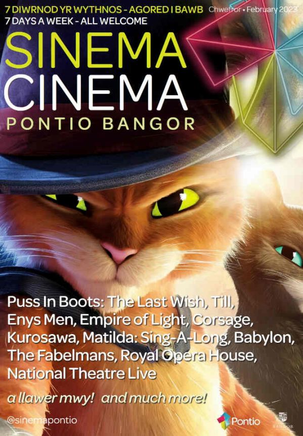 SINEMA CINEMA magazine side cover  February 2023