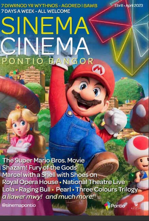 SINEMA CINEMA magazine side cover  April 2023