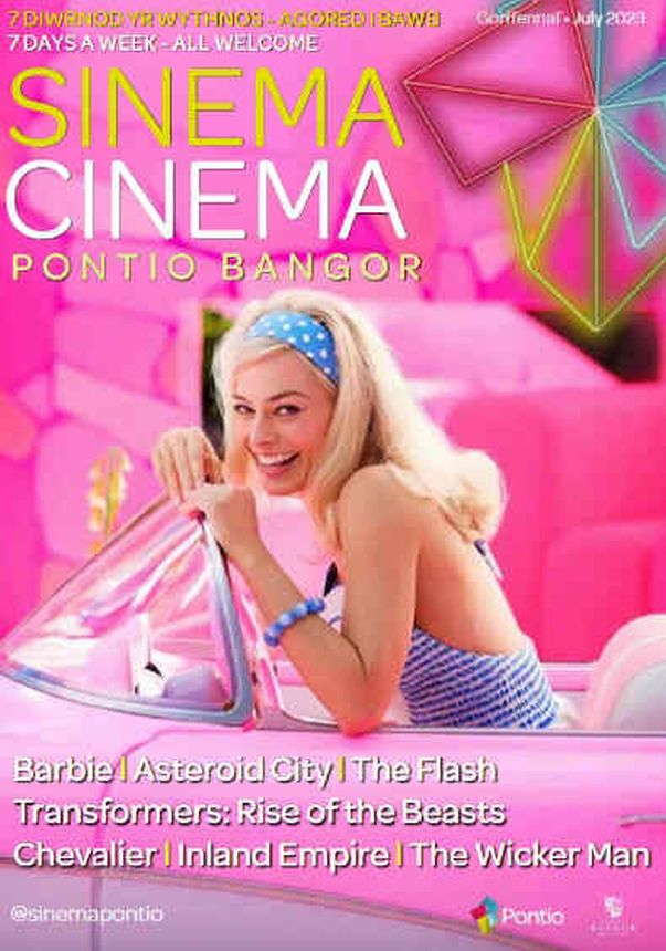 SINEMA CINEMA magazine side cover  July 2023