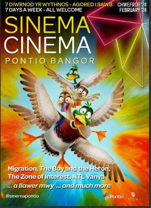 SINEMA CINEMA magazine side cover  February 2024