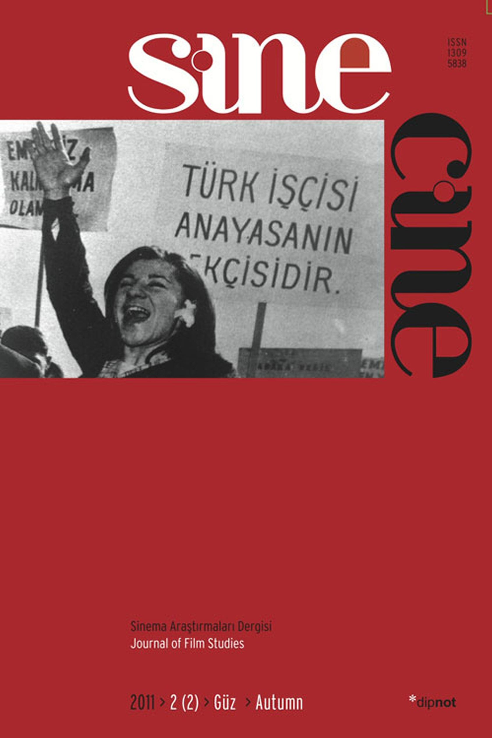 SINECINE magazine side cover  Vol 2 No  2 Autumn 2011
