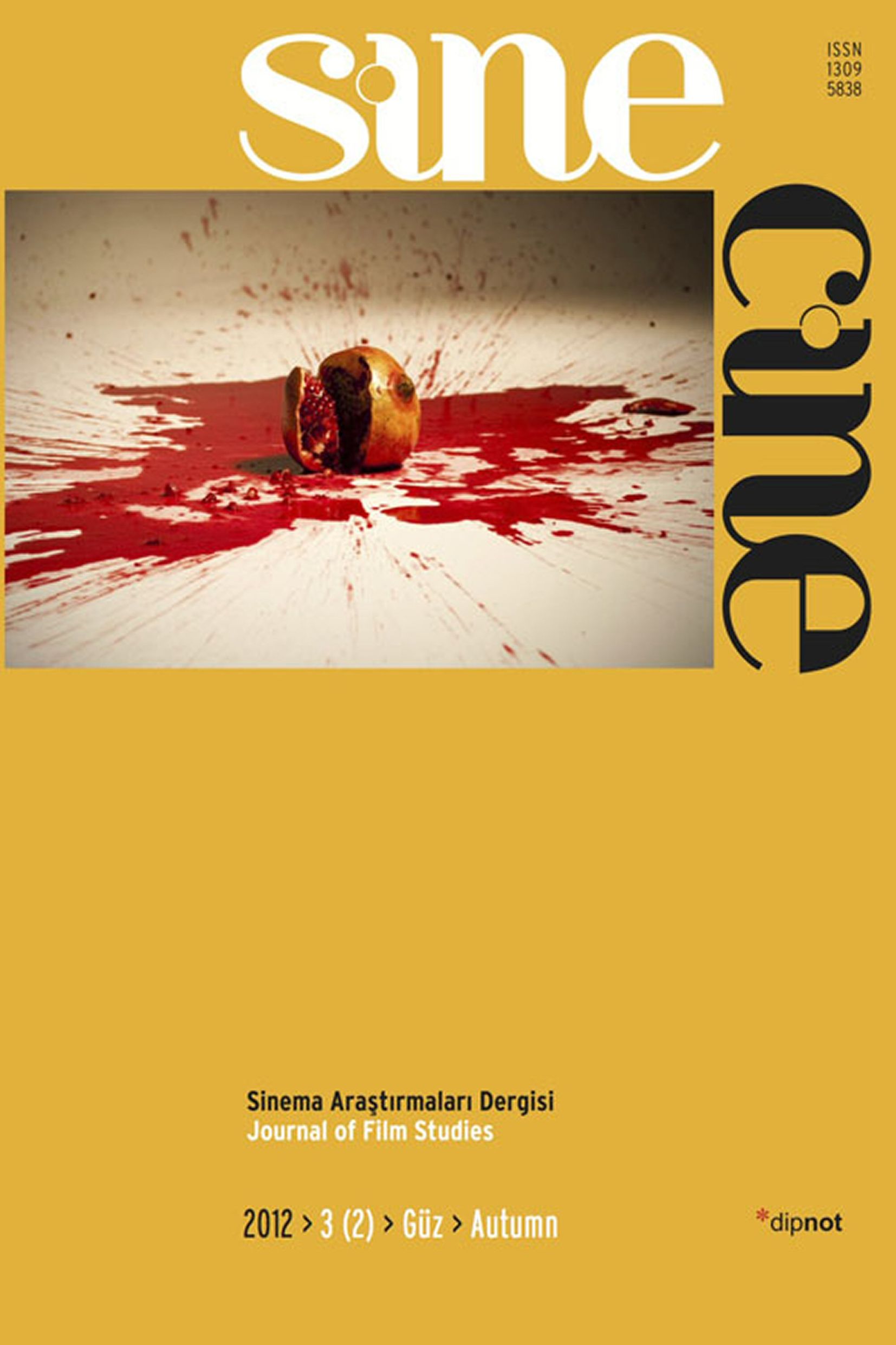 SINECINE magazine side cover  Vol 3 No  2 Autumn 2012