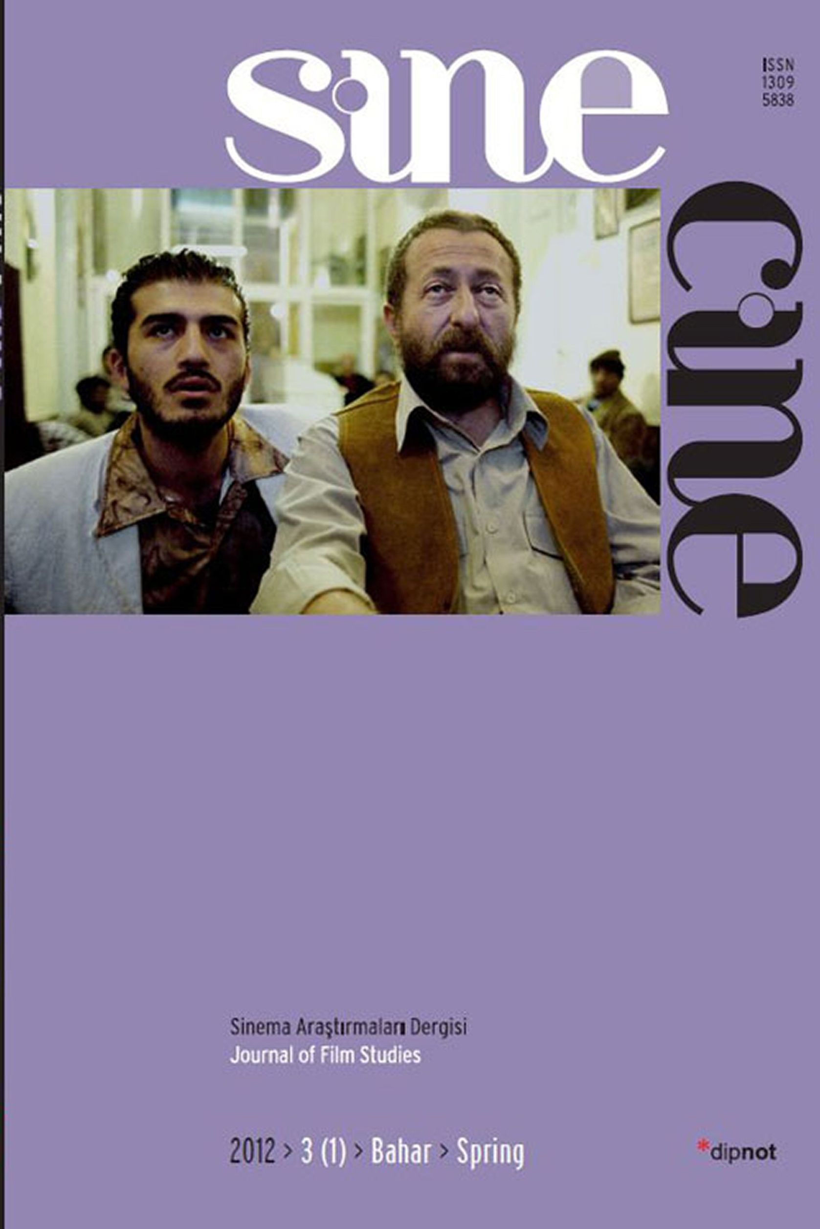 SINECINE magazine side cover  Vol 3 No  1 Spring 2012
