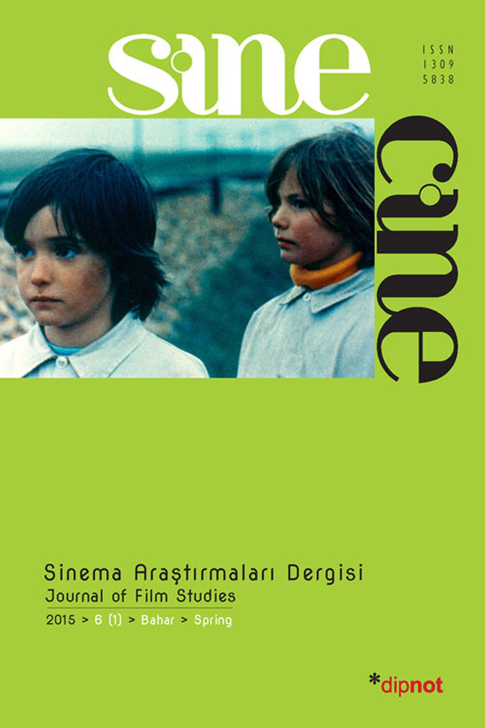 SINECINE magazine side cover  Vol 6 No  1 Spring 2015