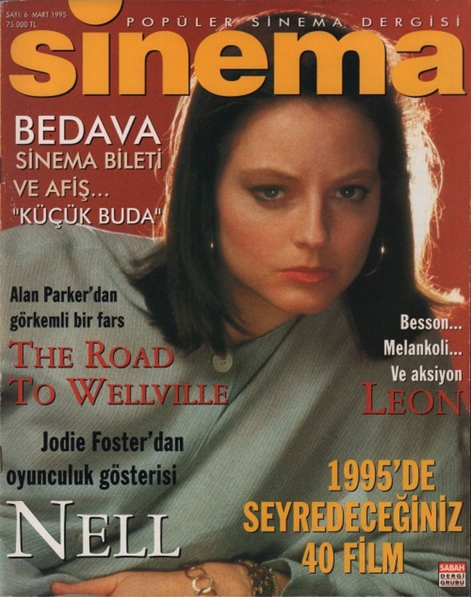SINEMA magazine side cover Issue 6  March 1995