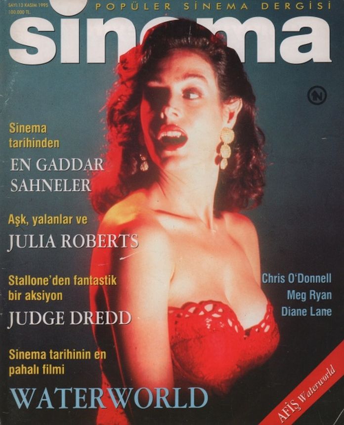 SINEMA magazine side cover Issue 13  November 1995