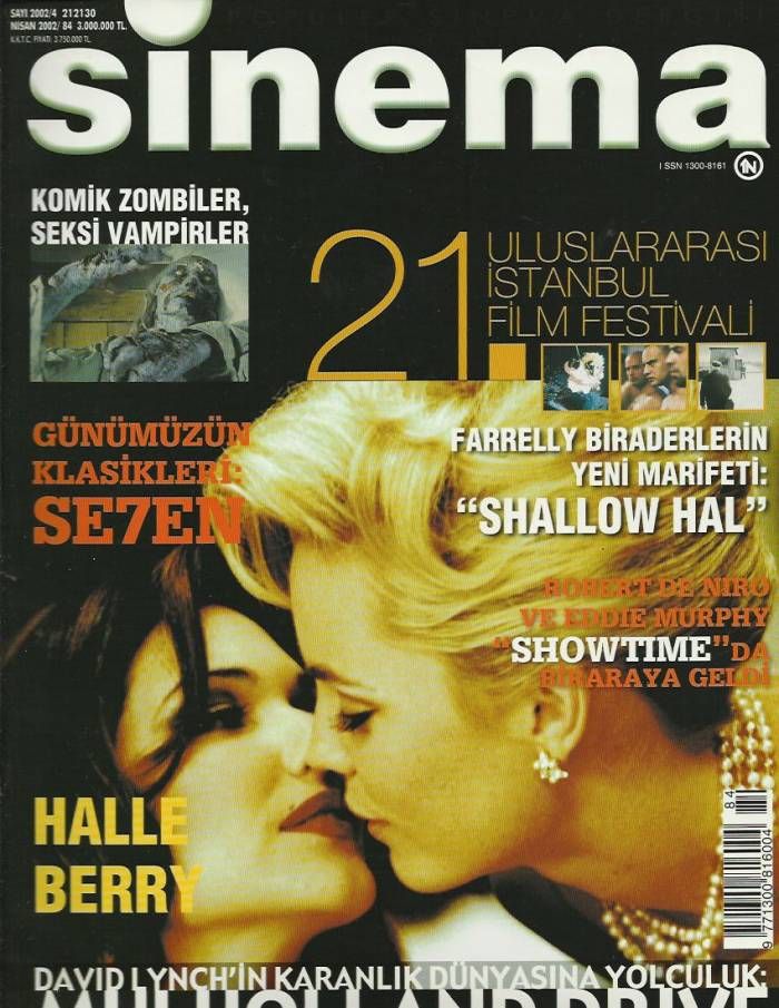SINEMA magazine side cover Issue 84 April 2002