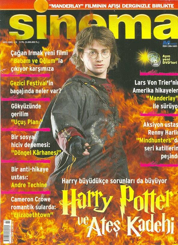 SINEMA magazine side cover November 2005