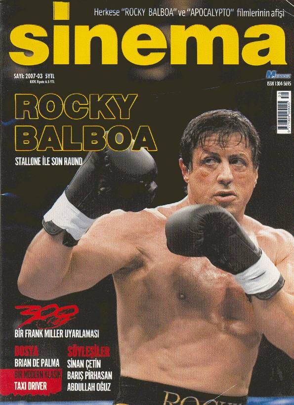 SINEMA magazine side cover March 2007