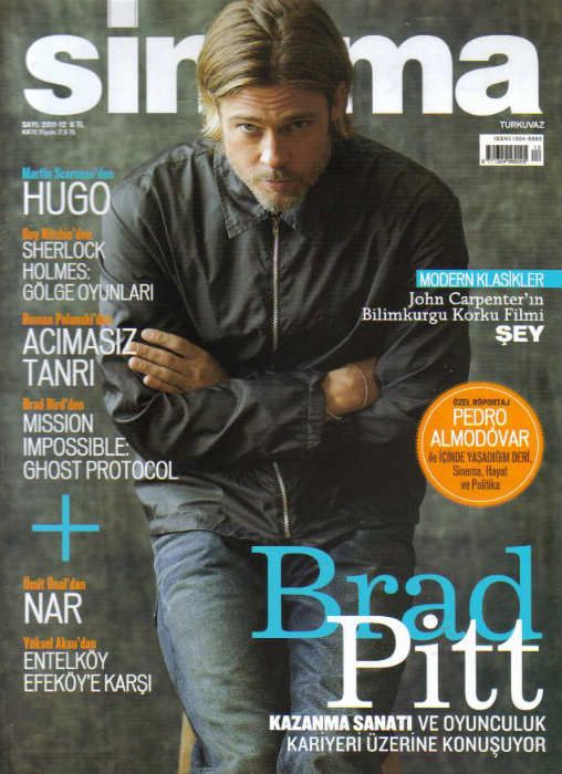 SINEMA magazine side cover December 2011