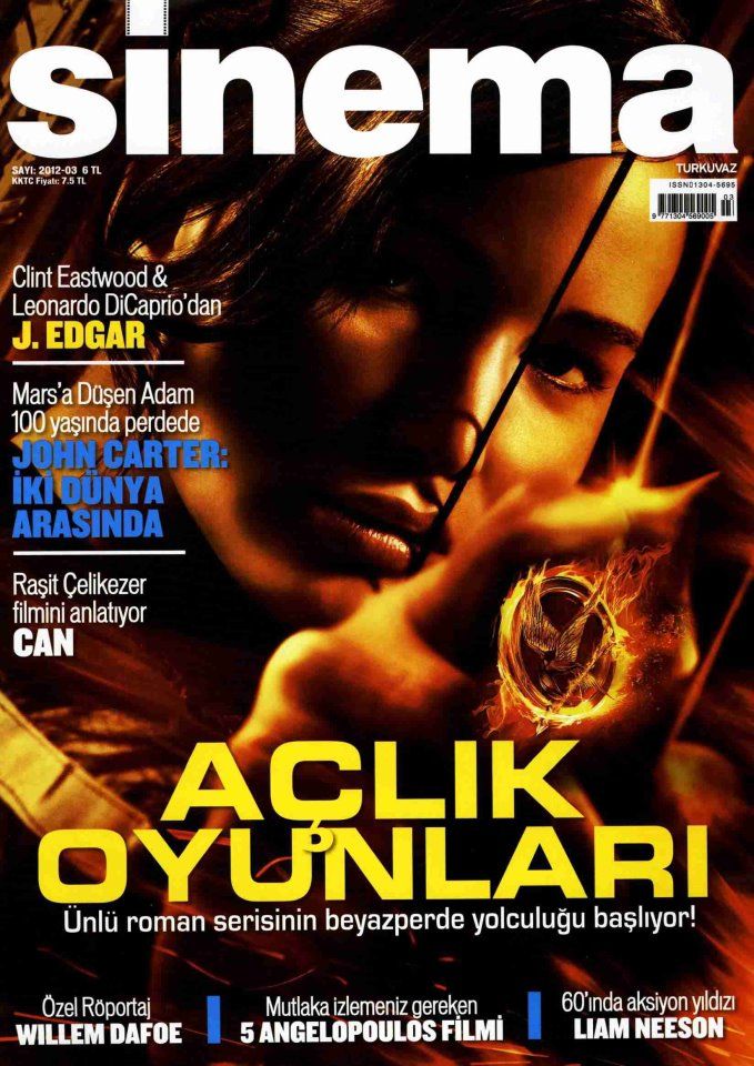 SINEMA magazine side cover March 2012