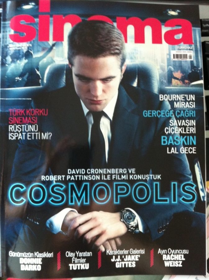SINEMA magazine side cover August 2012