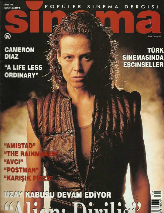 SINEMA magazine side cover Issue 39 March 1998