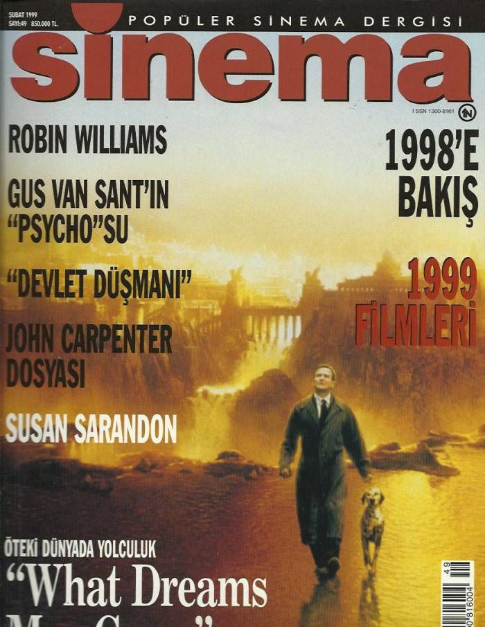 SINEMA magazine side cover Issue 49 February 1999