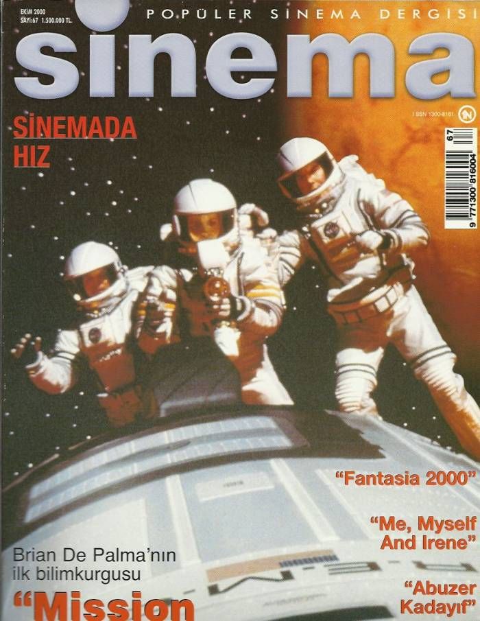 SINEMA magazine side cover Issue 67 October 2000