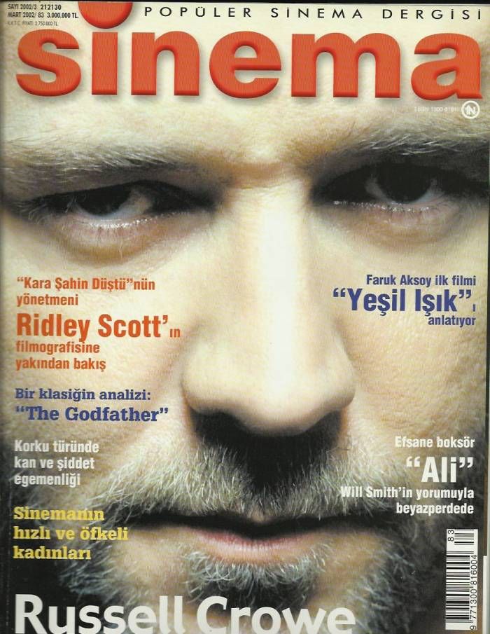 SINEMA magazine side cover Issue 83 March 2002