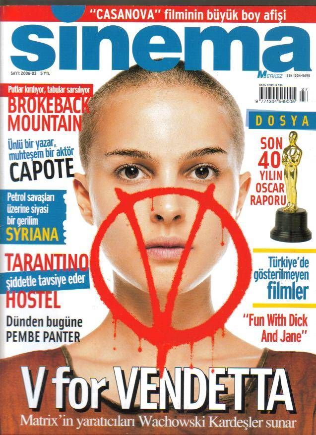 SINEMA magazine side cover March 2006