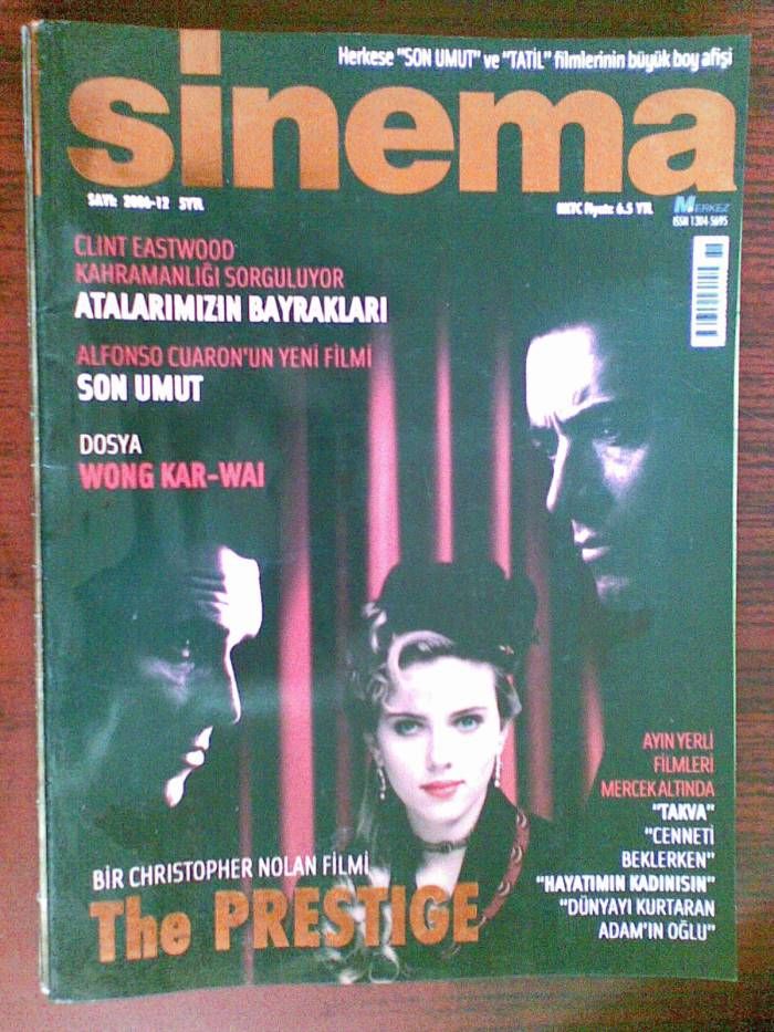 SINEMA magazine side cover December 2006