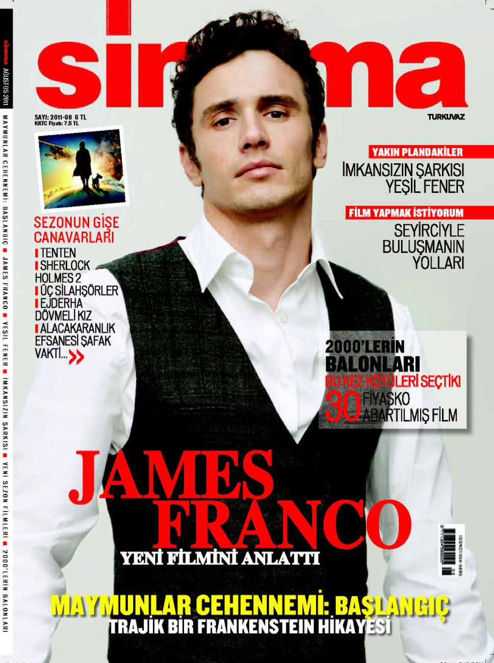 SINEMA magazine side cover August 2011