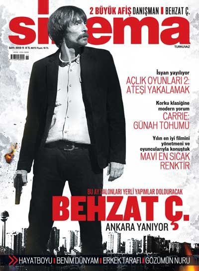SINEMA magazine side cover November 2013