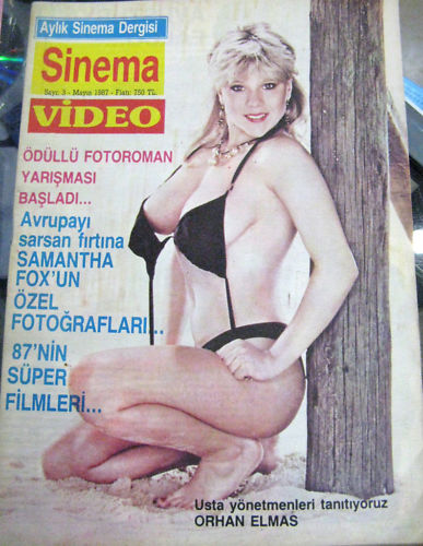 SINEMA VIDEO magazine side cover May 1987