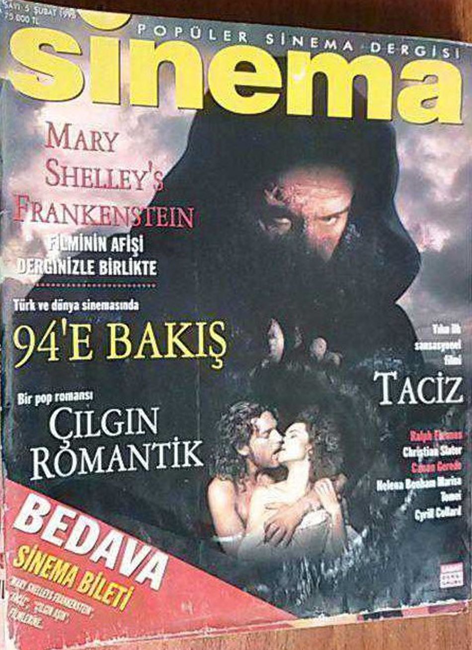 SINEMA magazine side cover Issue 5 February 1995