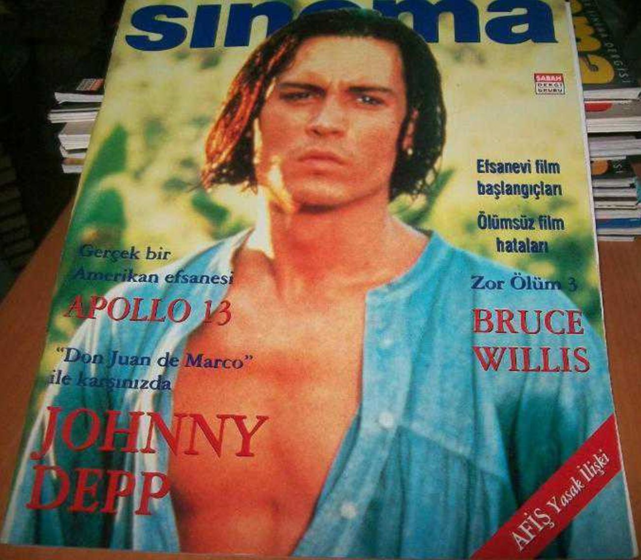 SINEMA magazine side cover Issue 12  October 1995