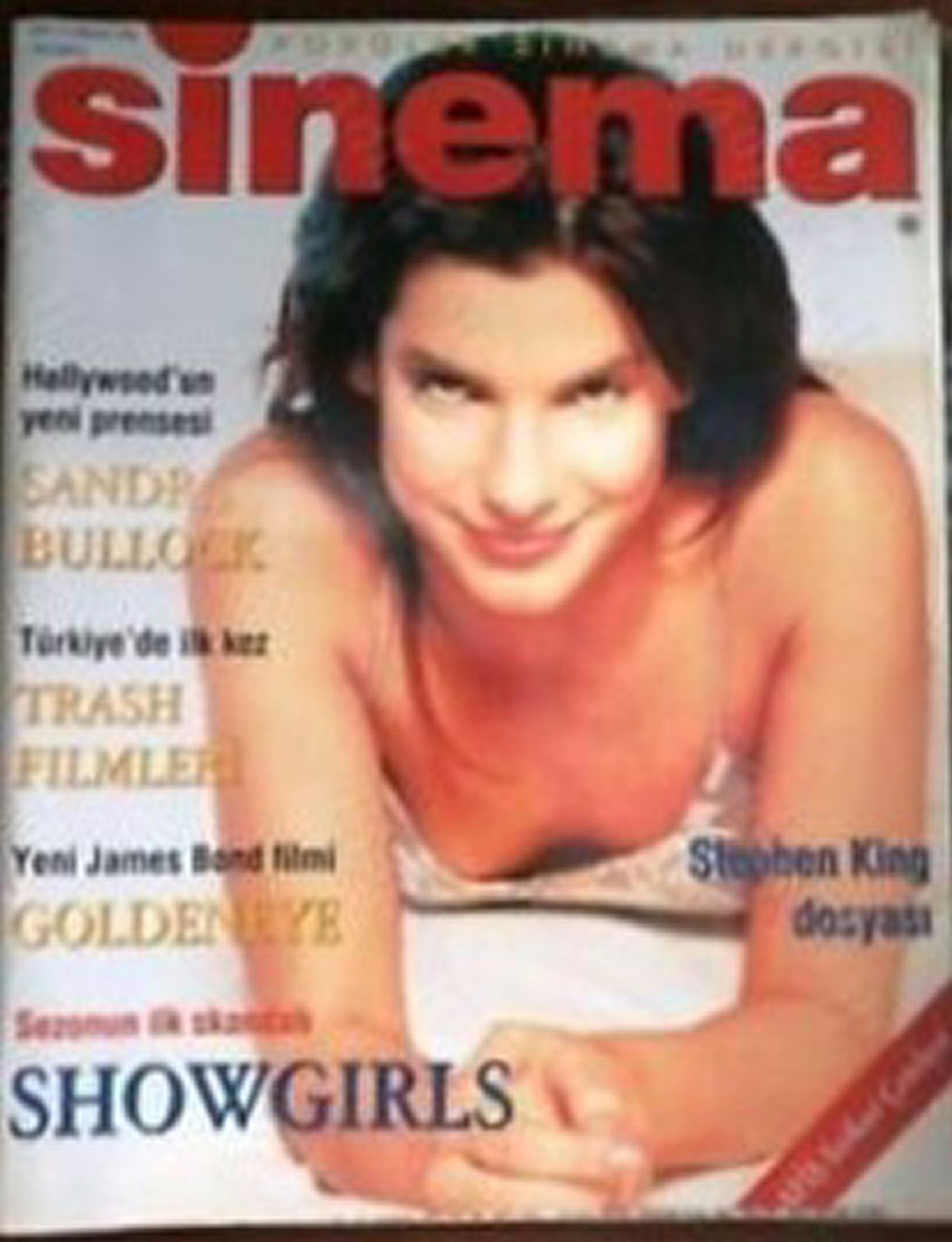 SINEMA magazine side cover Issue 14  December 1995