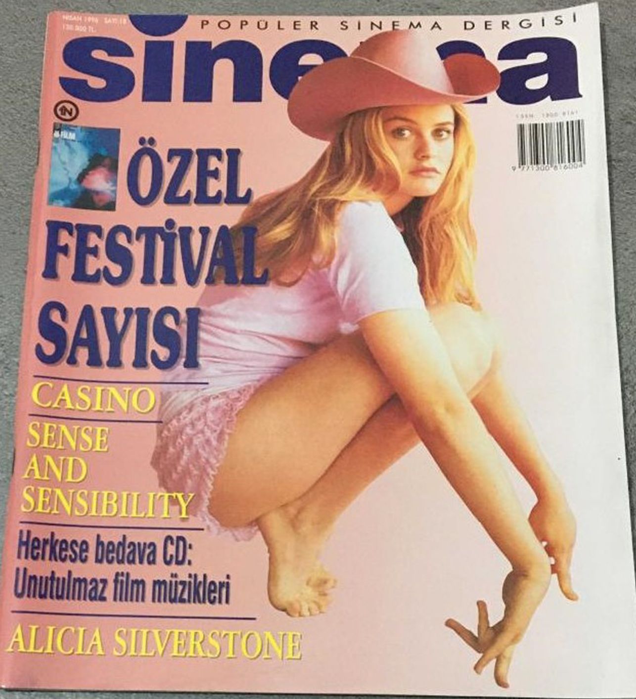 SINEMA magazine side cover Issue 18  April 1996
