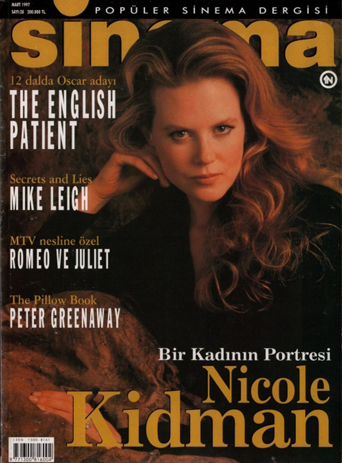 SINEMA magazine side cover Issue 28  March 1997