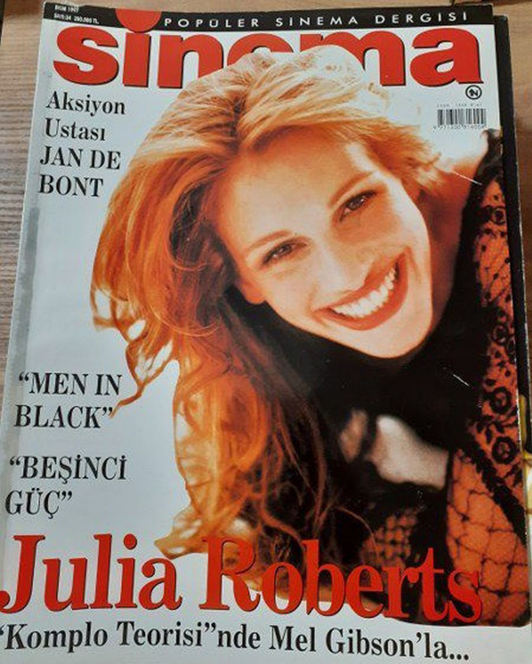 SINEMA magazine side cover Issue 34 October 1997