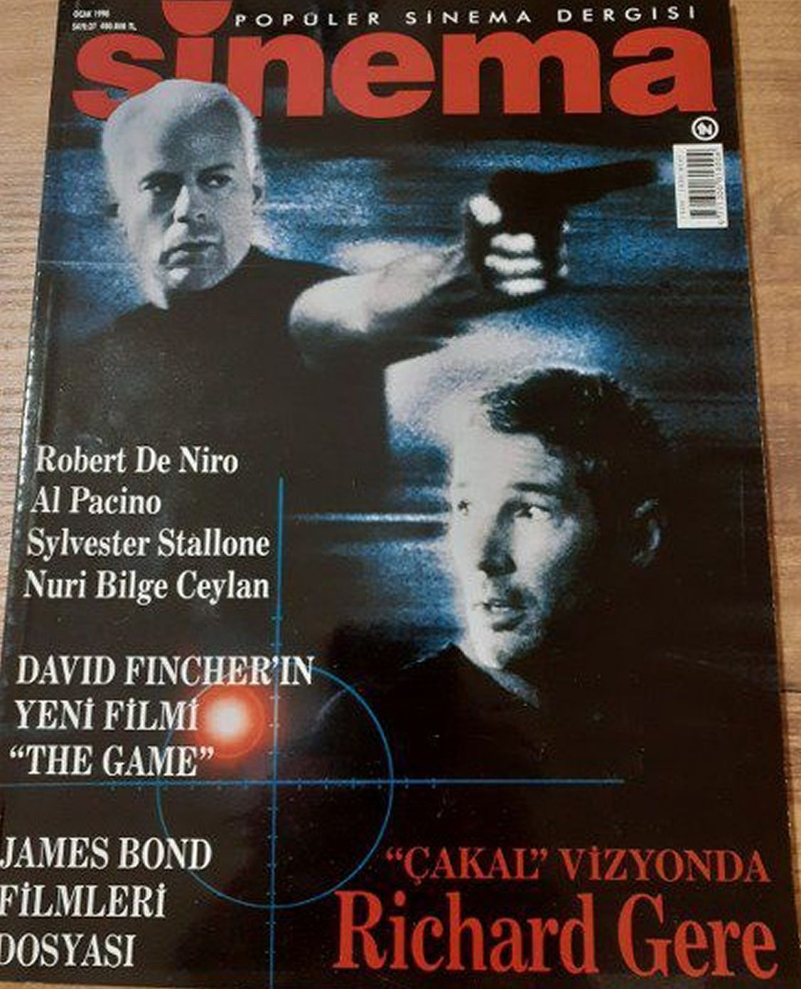 SINEMA magazine side cover Issue 37  January 1998