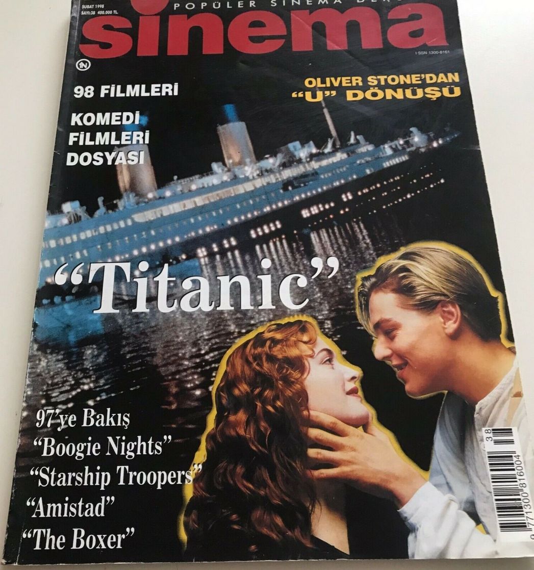 SINEMA magazine side cover Issue 38  February 1998
