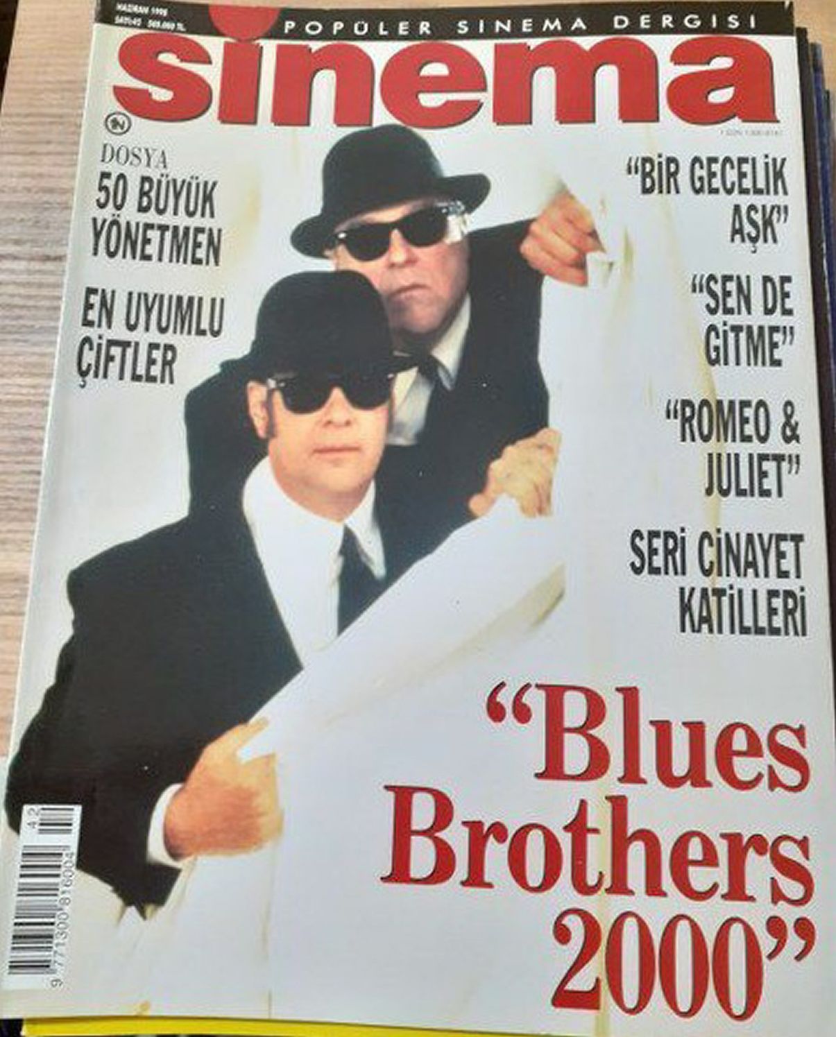 SINEMA magazine side cover Issue 42  June 1998
