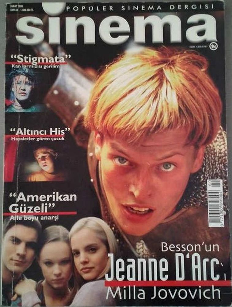SINEMA magazine side cover Issue 60  February 2000