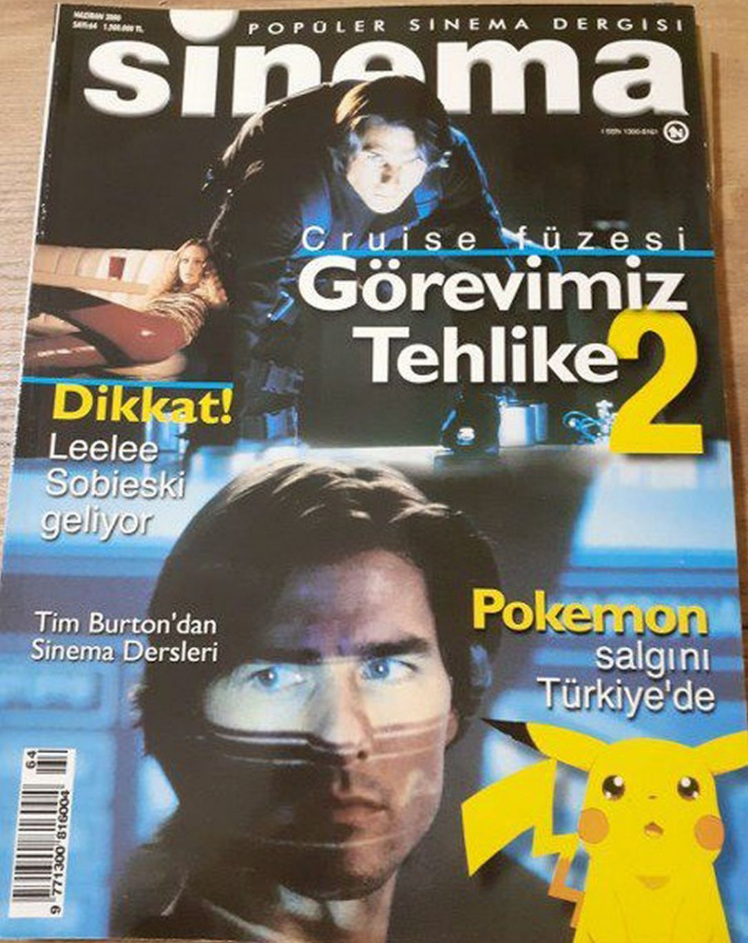 SINEMA magazine side cover Issue 64   2000