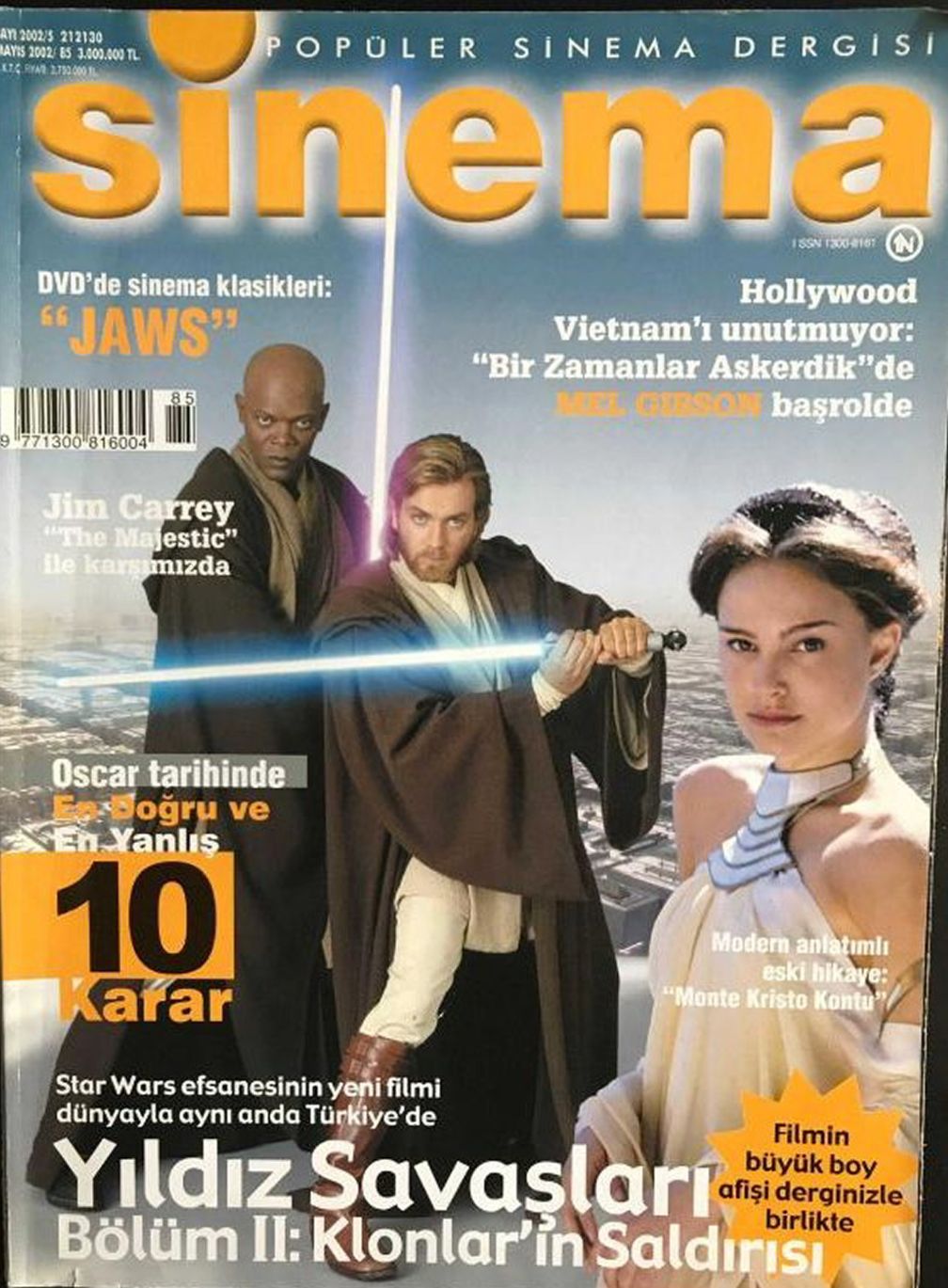 SINEMA magazine side cover Issue 85  May 2002