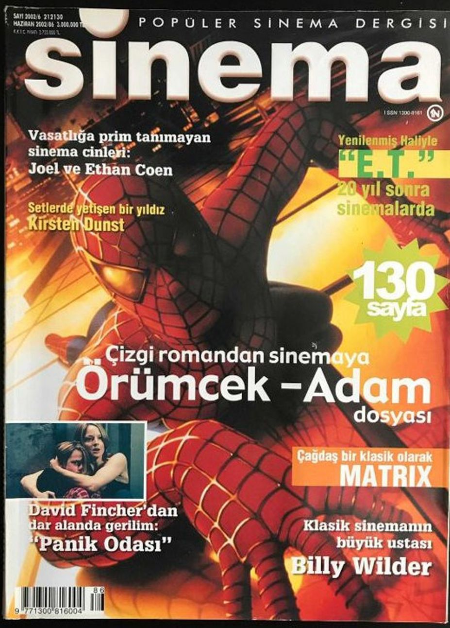 SINEMA magazine side cover Issue 86  June 2002