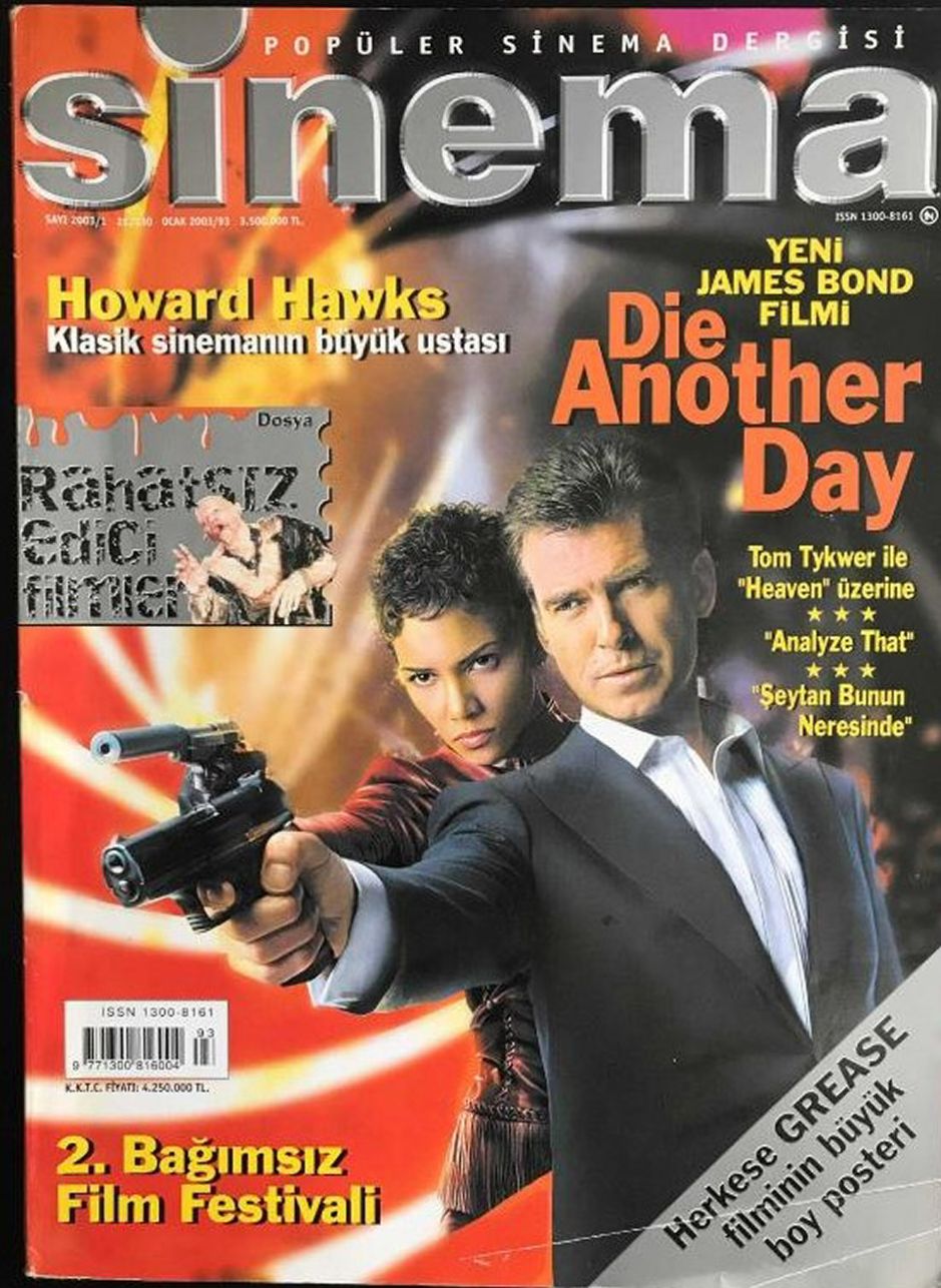 SINEMA magazine side cover Issue 93  January 2003
