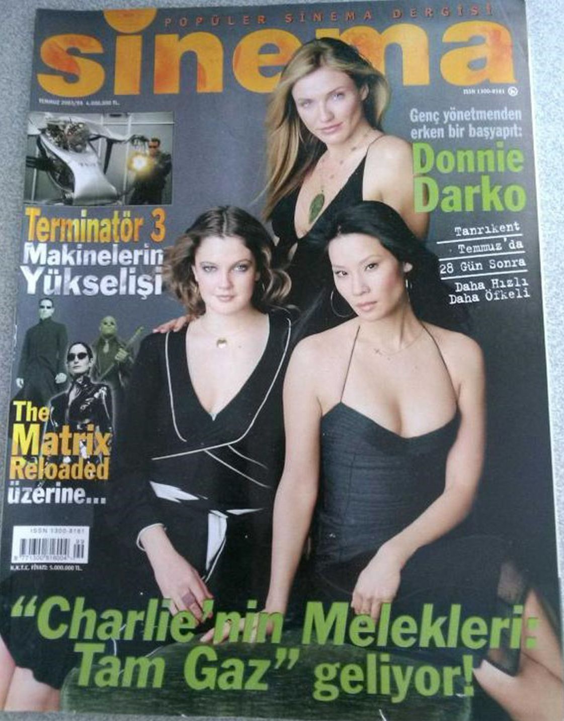 SINEMA magazine side cover Issue 99  July 2003